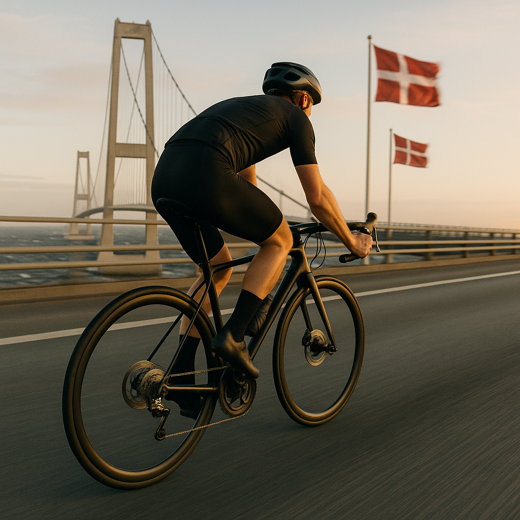 Gearvalg og kadence på Storebælt i sidevind