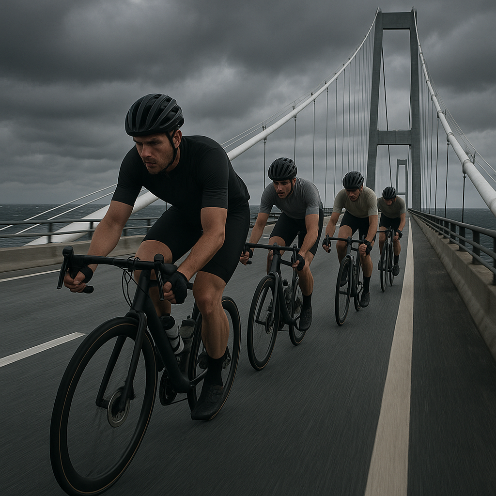 Sikker cykling i sidevind over Storebælt