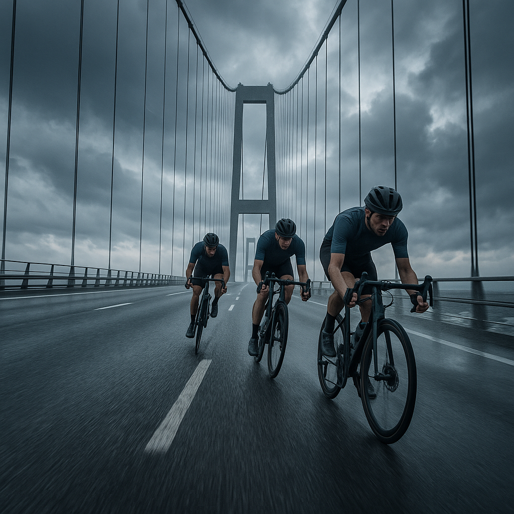 Sådan kører du stabilt i sidevind på Storebælt