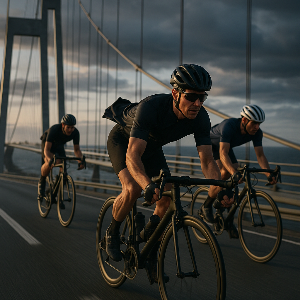 Stabil passage over Storebælt på cykel